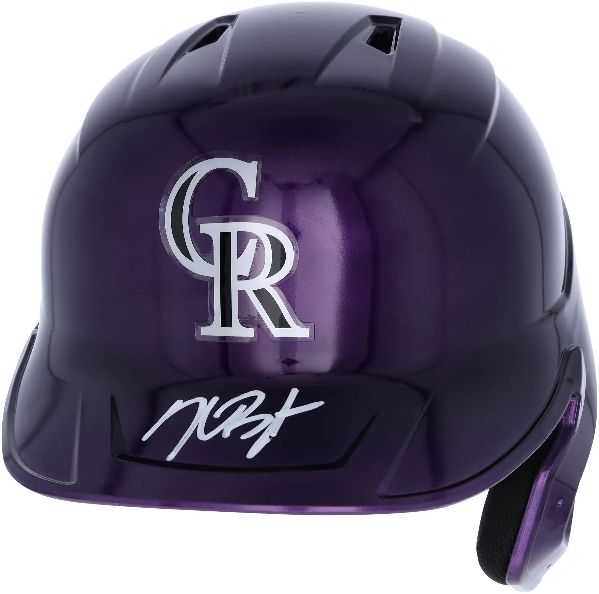 Kris Bryant Colorado Rockies Autographed Alternate Chrome Rawlings Mach Pro Replica Batting Helmet - Fanatics Exclusive - Fanatics Authentic Certified