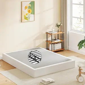7-Inch Metal  Box Spring - Mattress Foundation With Fabric Cover, Easy Assembly, Noise Free, Non-Slip