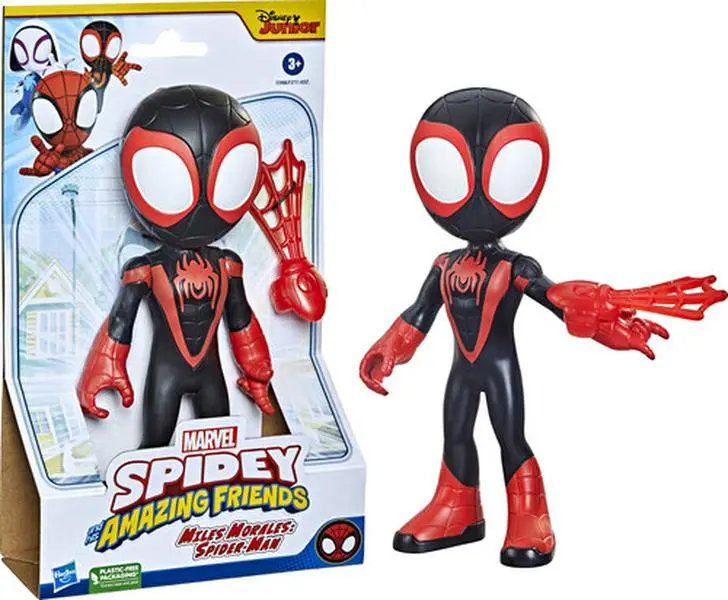 Hasbro Collectibles - Marvel Spidey and His Amazing Friends Supersized Miles Morales: Spider-Man Action figurine/statue  [COLLECTIBLES] Action figurine/statue, Collectible