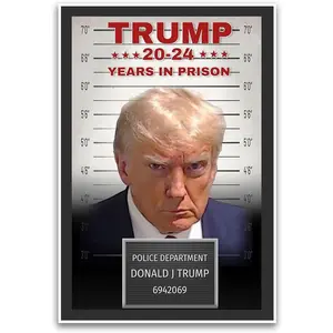 Donald Trump Police Mugshot Poster
