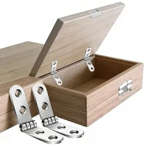 10/20pcs Foldable Hinge Flip-Over Screw Hinge for Sewing Machine Cabinets and Furniture Hardware, Durable and Easy to Install