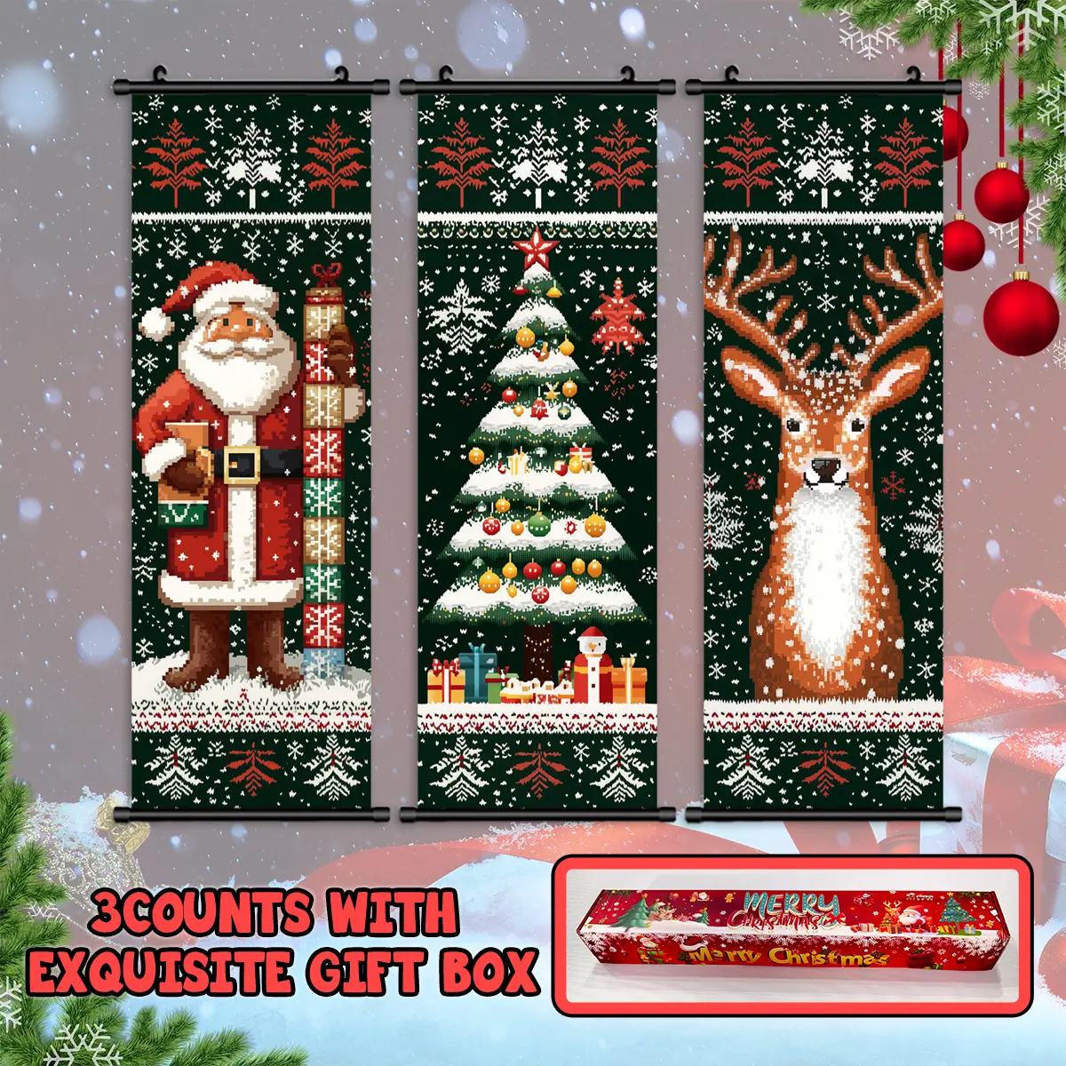 3PCS-15.8x47.2inch (40x120cm)-L