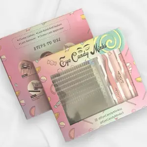 Eye Candy Minks Cotton Candy Fluff Collection Eyelash Cluster Extensions Fluffy