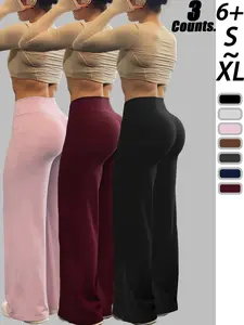 Women's Straight Leg Sporty Tight Pants, High Waist Design, Slimming Effect, Ideal for Gym, Running, Fitness, Comfortable Fashion Workout Wear, Running Trousers, High Elastic Activewear