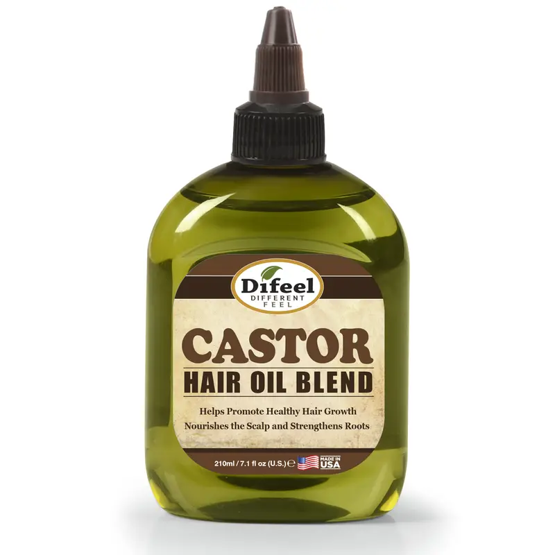 Difeel Castor Oil Hair Oil Blend 7.1 oz – Moisturizes Dry Scalp & Helps Strengthen Hair