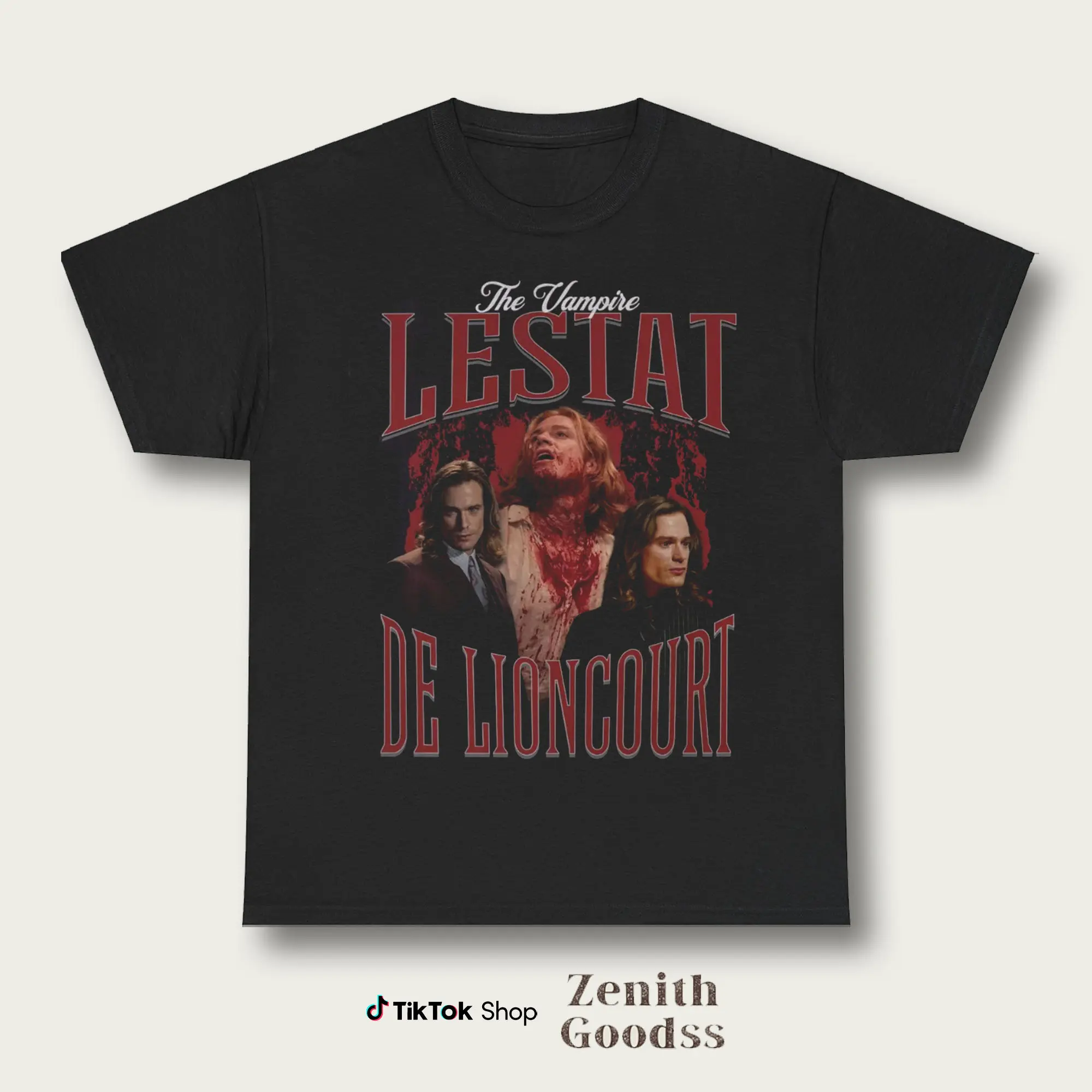 Interview With A Vampire Shirt, Lestat De Lioncourt Shirt, Louis de Pointe du Lac Tee, Armand Shirt, Movie Cotton Graphic Tee Classic Top