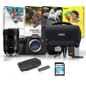 Sony Alpha 9 Mark III Full-frame Mirrorless Camera with 17-50mm F/4 Di III VXD, 128GB SD Card Bundle