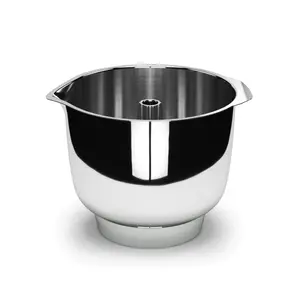 Ankarsrum Stainless Steel Double Beater Bowl - Original Assistent Stand Mixer Attachment for Pastry and More