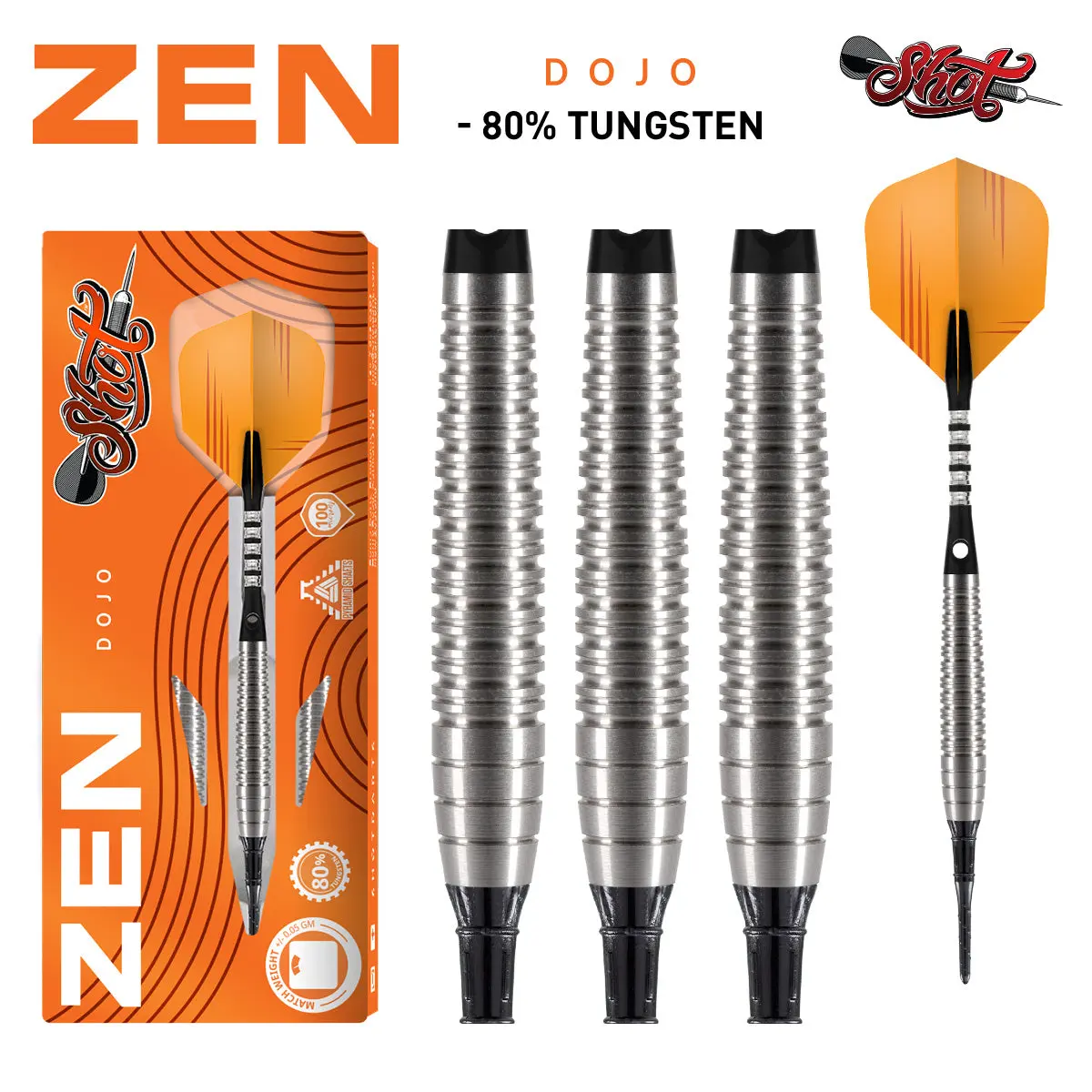 Shot Darts Zen Dojo Soft Tip Dart Sets