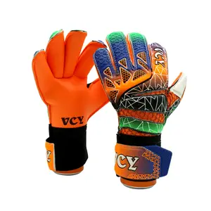 Football goalkeeper gloves for children and elementary school students with finger protection, football equipment, professional training goalkeeper gloves, non-slip and wear-resistant soccer accessories how to kick a soccer ball