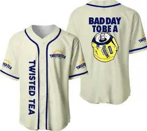 Bad Day To Be A Twisted Tea Inspired Baseball Jersey Shirt, Hard Iced Tea Limited Edition Jersey, Sport Apparel Gift, Drinking Lovers Gift Baseball Jersey