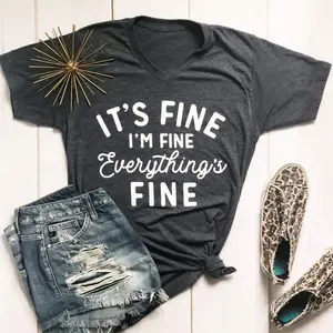 Its Fine, Im Fine, Everything Is Fine Soft Graphic Tee