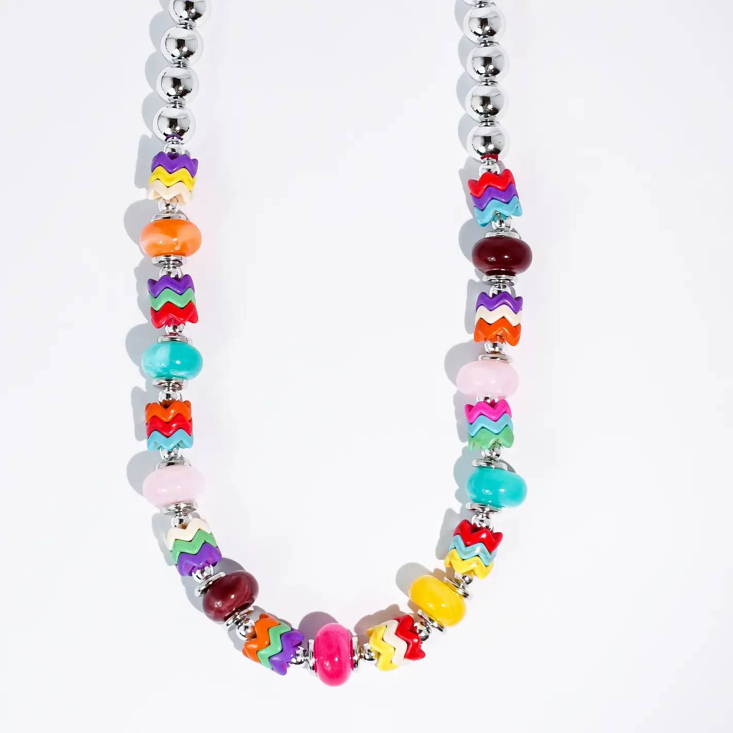 Sweet Chaos Silver Necklace