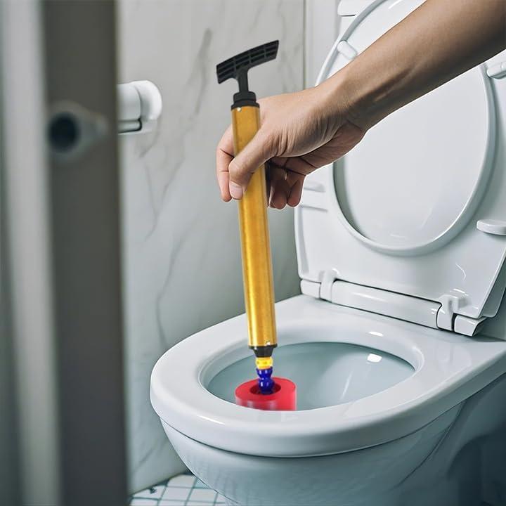 High Pressure Toilet Plunger, Toilet Unclogger Air Drain Blaster, Drain Plumb Plunger Gun, Heavy Duty Plunger for Bathroom and Plumbing Clogs