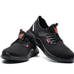 safety steel toe sneakers for both men and women Walking Shoes Worker Footwear Closed Shoe Boy Mesh