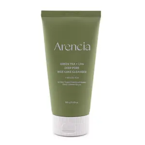 Arencia - Green Tea + LHA Deep Pore Rice Cake  Cleanser (150g)