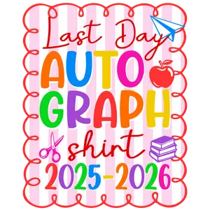 LD8 - Doodle Autograph DTF Transfer