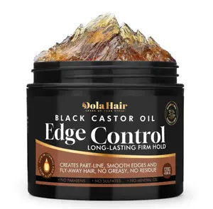 Edge Control Gel for 4C Hair Braiding Hair Gel Firm Hold, Hair Styling Wax Non-Greasy No Flaking 4.2 Oz
