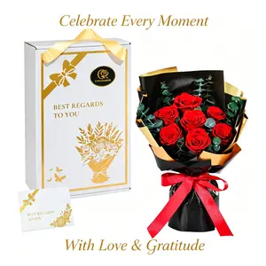 Mom's Forever Roses Preserved Real Flower Gift Bouquet