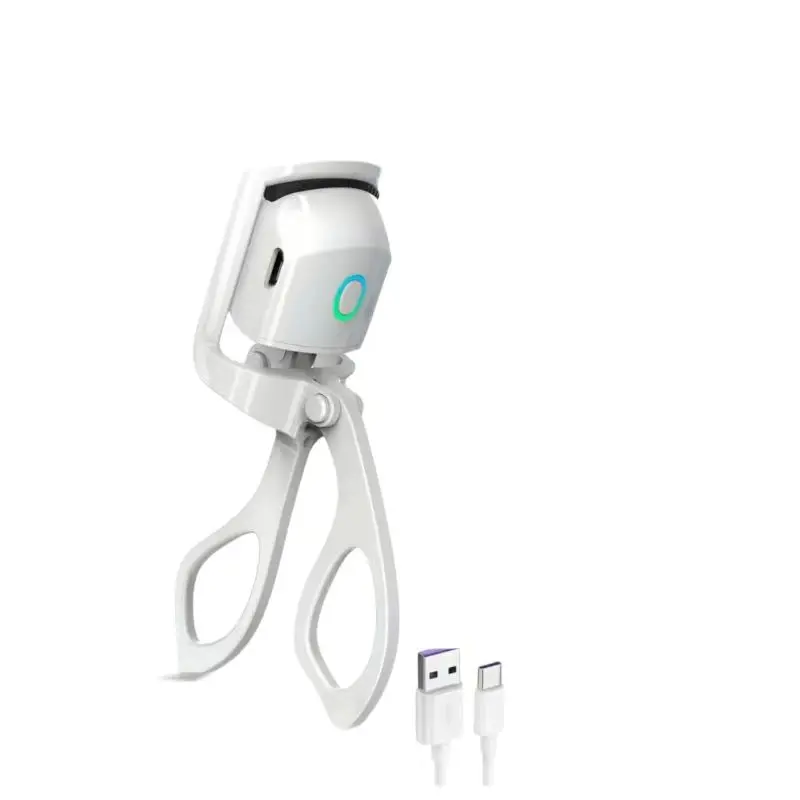 Electric Eyelash Curler USB Charging Model Fast Heating Portable Eye Lash Perm Shaping and Lasting Curling Thermal Eyelash Clip Eyelash Curlers
