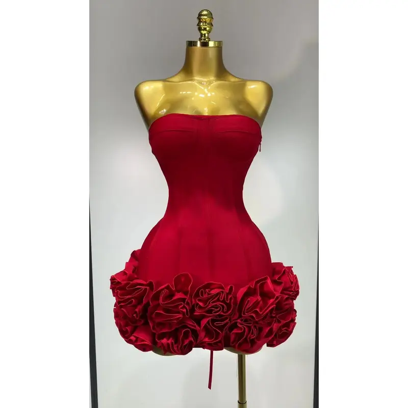 red backless bandage dress Dress Scarlet  Petite Chrie