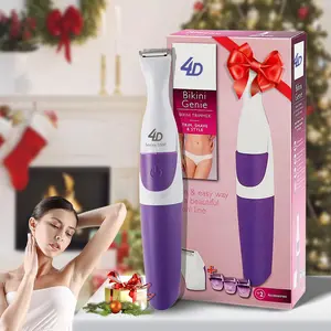 2 in 1 Electric Hair Shaver, 1 Box Cordless Hair Removal Machine, Gentle Hair Trimmer for Body Hair, Legs, Bikini Area for Women