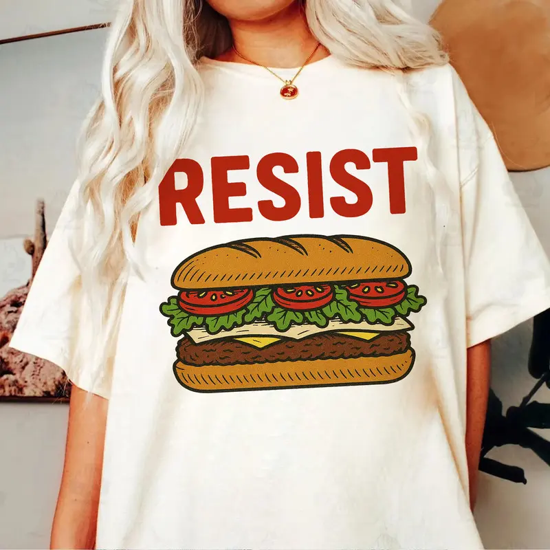 DC Sandwich Thrower Shirt FDT Ice T-Shirt Resist Shirt I Dissent Sandwich Man Shirt FDT