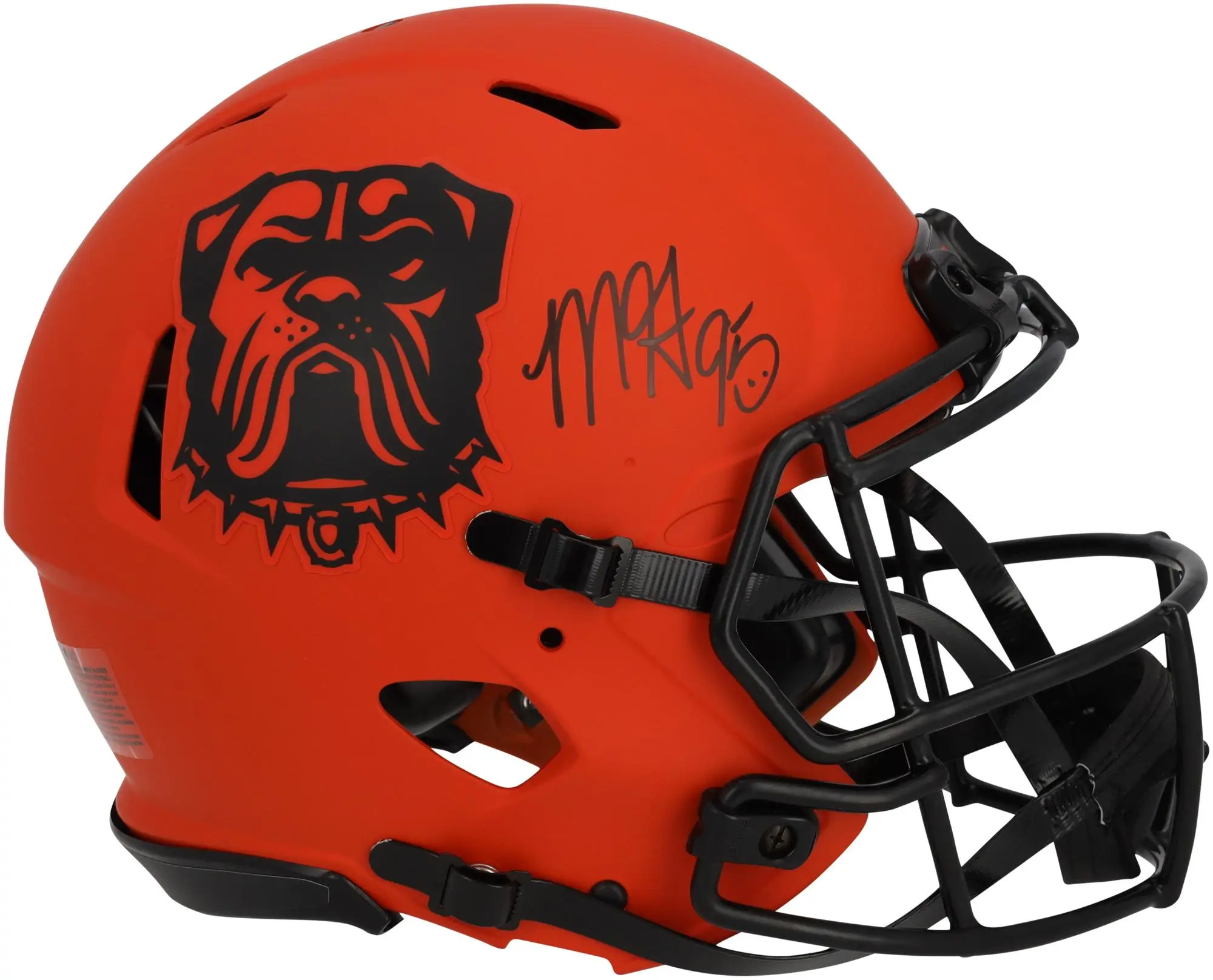 Myles Garrett Cleveland Browns Autographed Riddell Rave Speed Authentic Helmet - Fanatics Authentic Certified