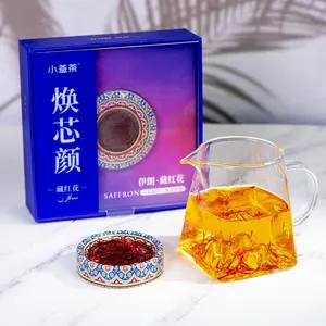Saffron Heart Tea 1g/carton Hand Picked Saffron From High Altitude Natural Pollution-free Artificial Picking