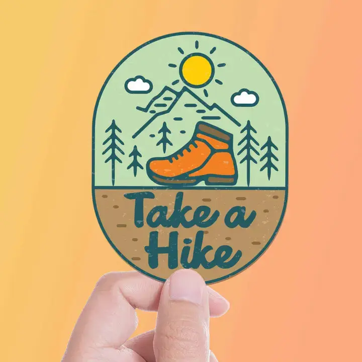 Take A Hike Sticker