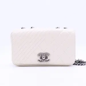 Pre-owned CHANEL Leather Crossbody Bags Small Coco Boy Flap Bag