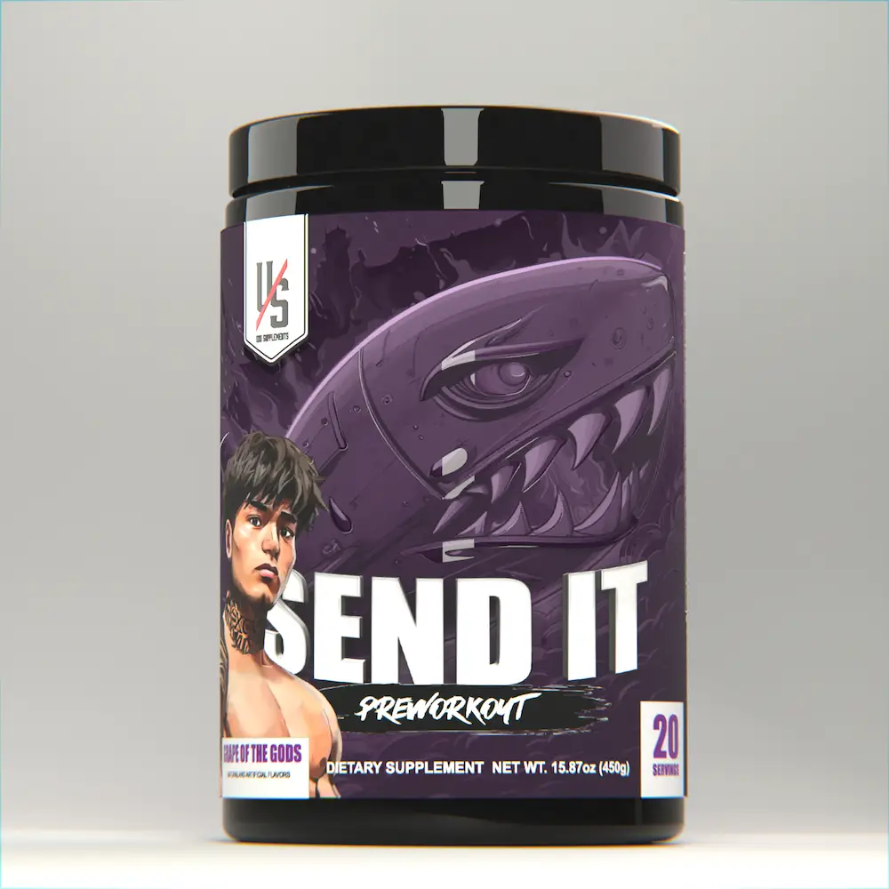UXO Supplements: SEND IT v2 (Loaded Daily Driver Preworkout: Pump, Endurance, Focus, Clean Long-lasting Energy) Fitness Muscle Growth