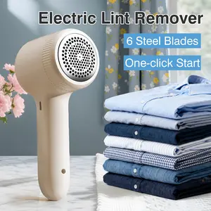 1 Count Rechargeable Fabric Shaver, Palm-sized fits in luggage, Perfect travel companion, Keep clothes looking new on trips