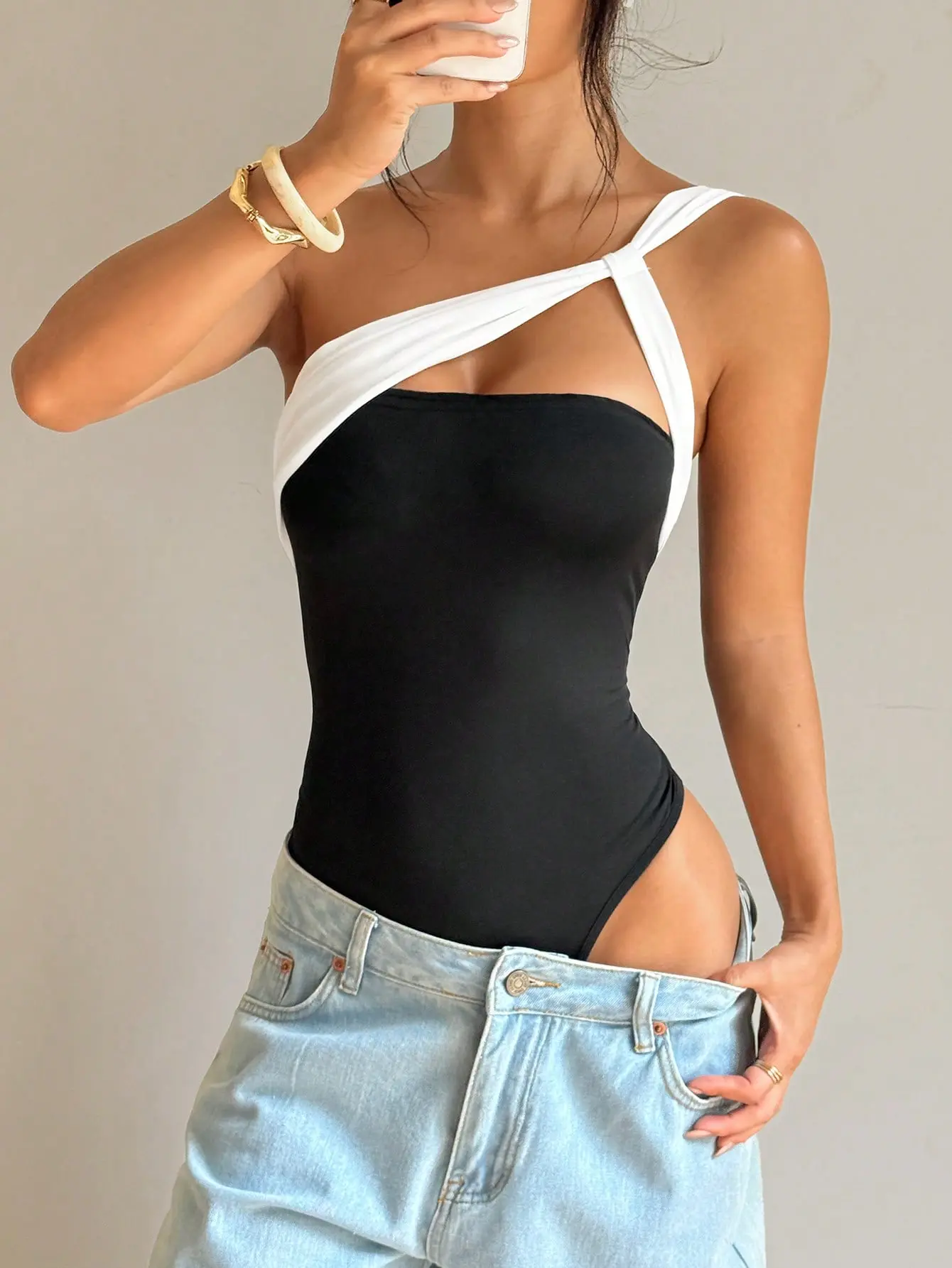 Women’s Off Shoulder Bodysuit - Sexy Slim Fit Summer Beach Vacation Casual Going Out Top, slim fit bodysuit women, summer vacation top, beach wear bodysuit, sexy going out top