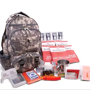 64 Piece Survival Back Pack (Camo)