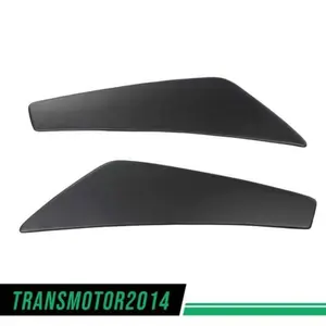 CROSSDESIGN 1Pair Black Door Panel Insert Fit For 2010 2012 2013 2014 Ford Mustang Smooth