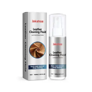 Jakehoe Leather Cleaning Liquid Furniture Leather Stain Removal Cleaning Polishing Brightening Care Protective Cleaner
