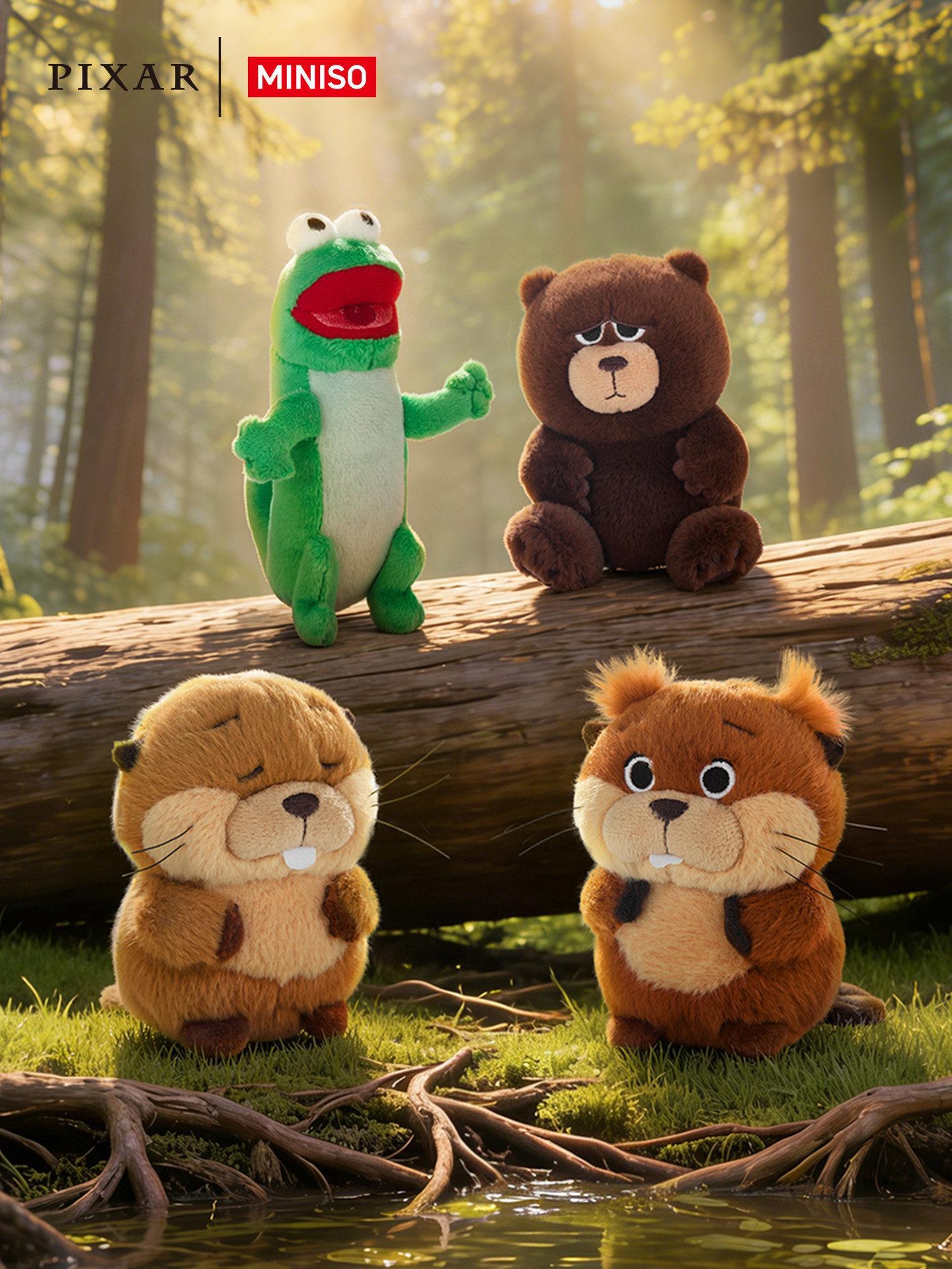 Pixar Original Product River Otter “Transformation Plan” Merchandise — Lizard Mei Bao Doll,Figurine, Quirky Doll Gift, Birthday Gift