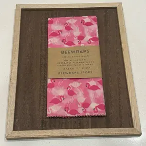 Beeswax Bread Food Wrap Single 17” x 23” Kitchen Reusable Sandwich No Plastic