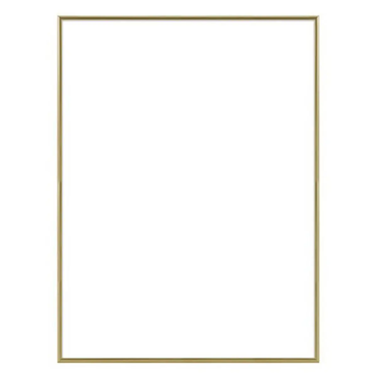 Framatic Tempo Picture Frame Size: 8"" x 10"" Frame/None Mat, Color: Gold