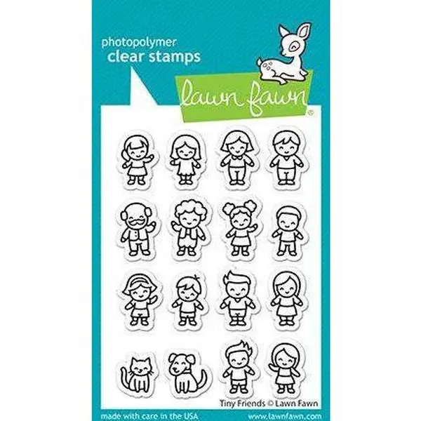 Lawn Fawn - Clear Stamps - Tiny Friends