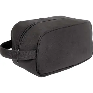 Charcoal Grey - US Army Style Travel Kit Case - Cotton Canvas
