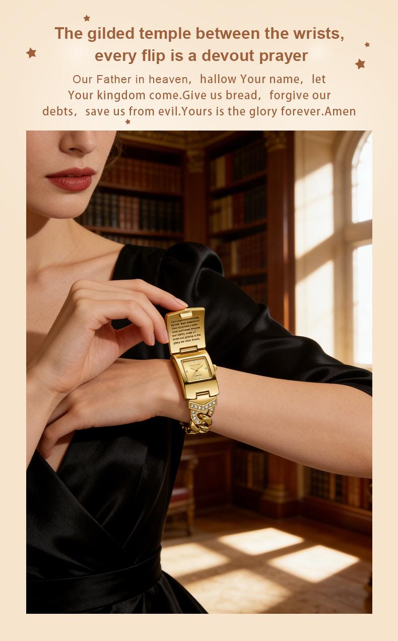 Gold Cross Bracelet Watch SummerWins 4th of july accessories Sparkling Crystal Cross Embellishment, Geometric Rectangular Dial, Premium Metal Bracelet Timepiece, Perfect for Daily Elegance & Gifting Perfect Mother’s Day gift Gold Cross Bracelet Watch SummerWins 4th of july accessories Sparkling Crystal Cross Embellishment, Geometric Rectangular Dial, Premium Metal Bracelet Timepiece, Perfect for Daily Elegance & Gifting Perfect Mother’s Day gift