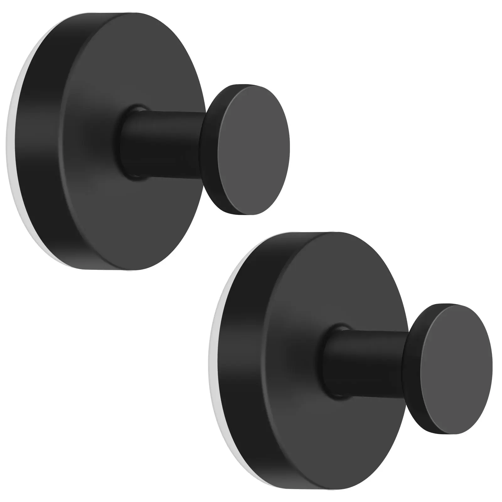 2026 Upgraded Stainless Steel Suction Cup Hooks – Drill-Free Heavy Duty Bathroom Hooks, Strong Vacuum Suction Towel Hook for Shower, Glass, Tile, Window, Kitchen, Removable Wall Hooks for Towels, Robes & Loofah