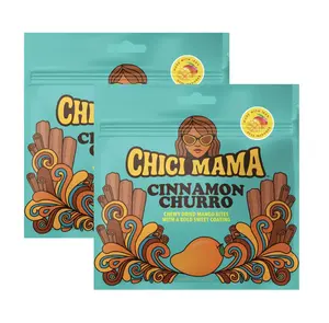 Chici Mama Cinnamon Churro Mango Bites, 2 Pack – Made with Real Mango | Chewy, Juicy Candy-Alternative Treat | No Artificial Colors, Flavors, or Sweeteners | Gluten-Free, Naturally Vegan & Free of Major Allergens | Better-For-You Snack
