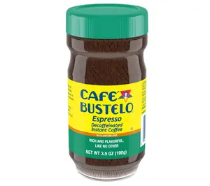 Cafe Bustelo, Espresso, Decaffeinated Instant Coffee, 3.5 oz
