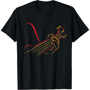 Cotton Short Sleeve Playing Guitar Guitarist Music Life Funny Gift T-Shirt For Men Women