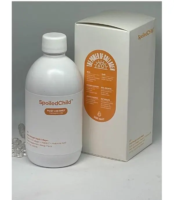 Spoiled Child E27 Mango Skin Smoother & Plumper Liquid Collagen Daily Use Formula – Mango Flavor