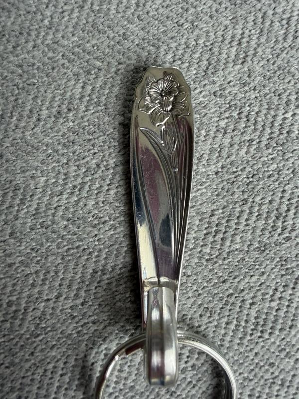 Daffodil Silverware Keychain