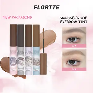 FLORTTE Glass Sea Collection Waterproof Sweat-Proof Eyebrow Tint, Long-Lasting Color, Clump-Free, Beginner Wild Brow Essential Cosmetic